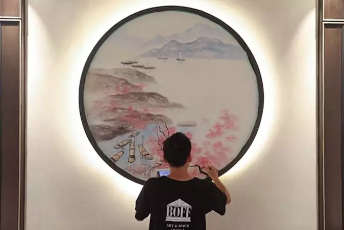 铂芙山水画